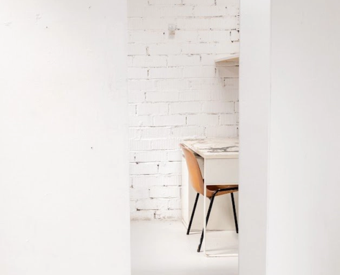 studio space light art school spain
